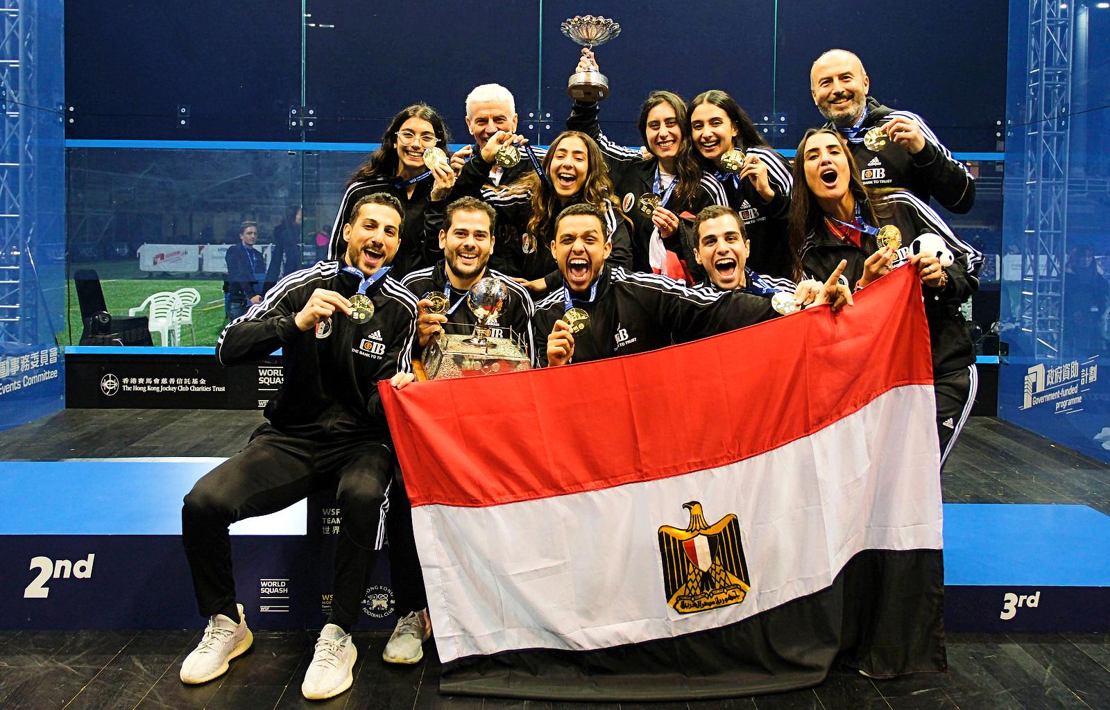 WSF World Teams : Double for Egypt – SquashSite – all about Squash